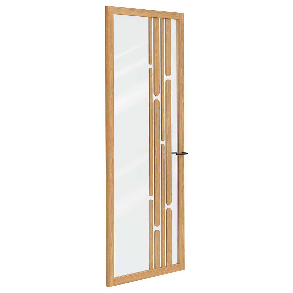 Binnendeur Skantrae SSL 14824 Blank Glas Natural Oak
